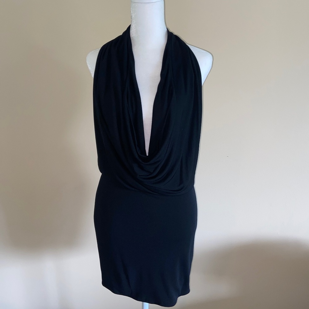 Veda Dress - black, size Small, 71% rayon/29% polyester